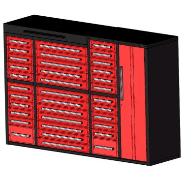 Steelman 7‘ armoire de rangement (35 tiroirs)