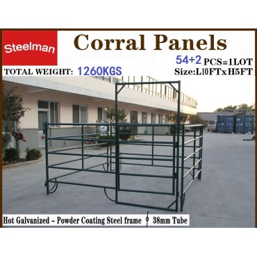 Panneau Steelman Corral pour bétail