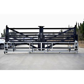 Greatbear Barrière d'allée en métal pour ferme 20 pi TM18-NCB